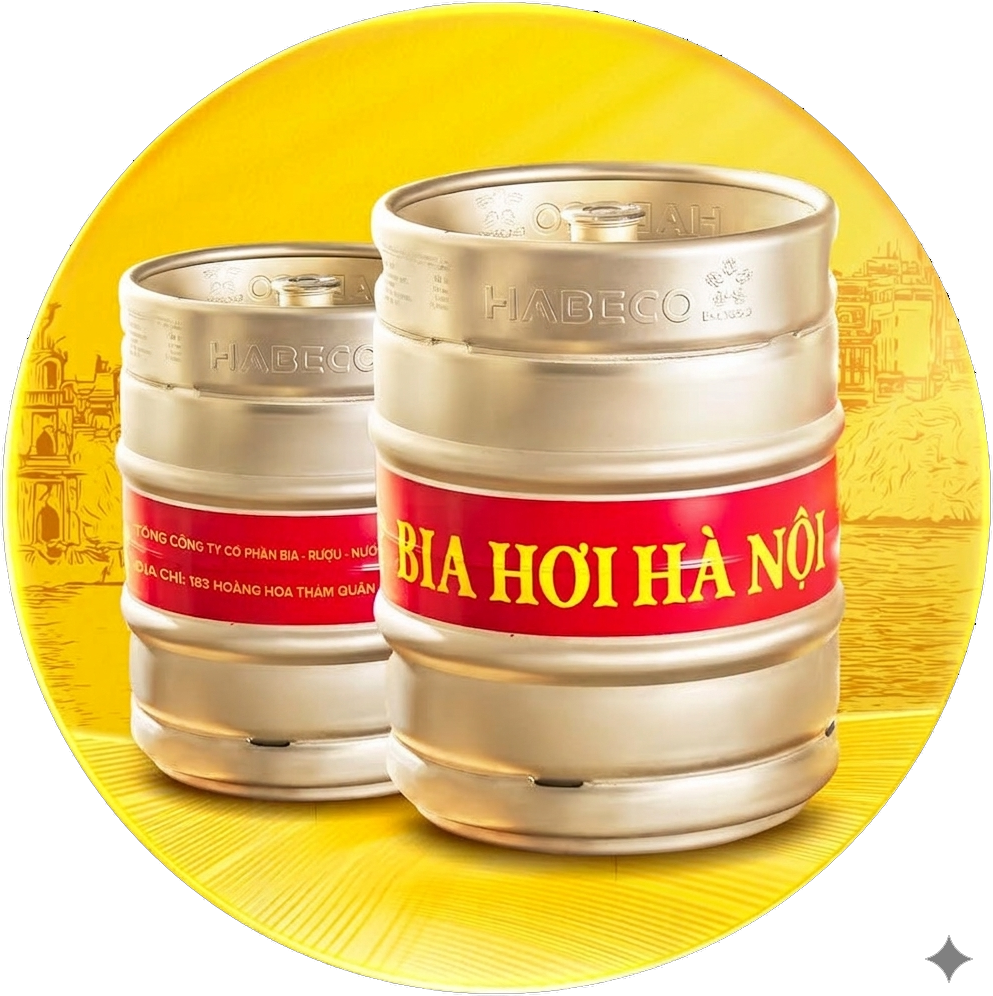 Bia hơi Hà Nội 50L